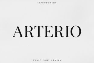 Arterio: A Bold Serif Font for Timeless Branding