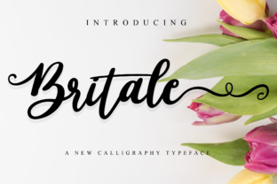 Britale Script: A Romantic Font for Standout Branding