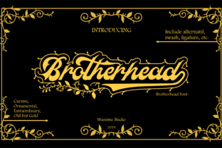 Brotherhead: A Timeless Blackletter Font for Bold Branding