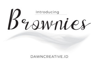 Brownies: A Script Font for Elegant Web Design