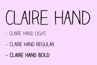 Claire Hand: The Script Font That Elevates Your Brand