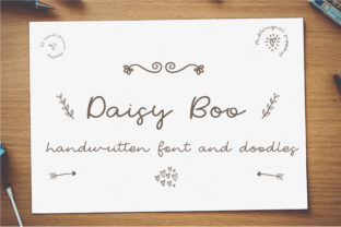 Daisy Boo: A Script Handwritten Font for Editorial Design