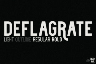 Deflagrate: The Modern Sans Serif Font for Bold Digital Branding