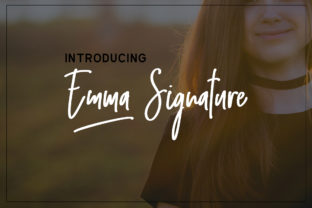Emma Signature: A Script Font for Modern Web Design
