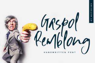 Gaspol Remblong: A Script Font for Creative Web Design