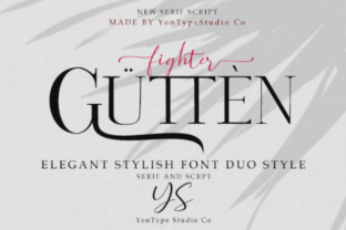 Gutten Fighter Duo: A Serif Font for Editorial Elegance