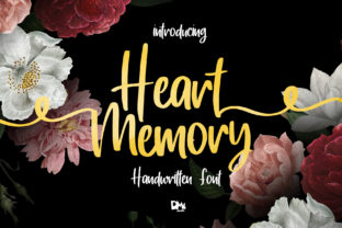 Heart Memory: A Script Font for Timeless Editorial Expression