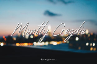 Montty Cregdie: A Script Handwritten Font for Authentic Branding