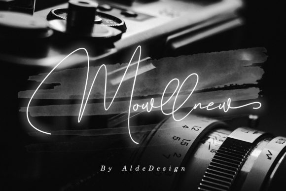 Mowllnew: A Script Font for Creative Campaigns