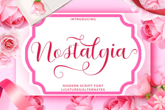 Nostalgia Script: A Timeless Script Handwritten Font for Creative Makers