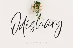 Odishary: A Script Font That Elevates Branding with Elegance