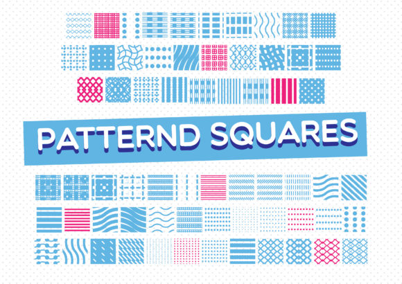 Patterned Squares: The Font That Elevates Your Campaign Design