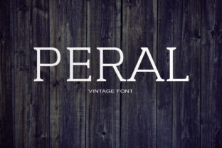 Peral: A Serif Font for Timeless Editorial Design