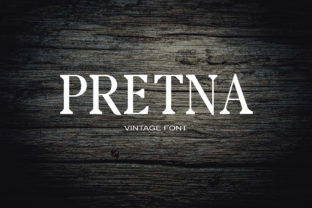 Pretna: A Serif Font for Modern Web Design and Brand Identity
