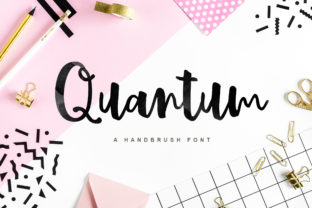 Quantum: A Script Handwritten Font for Digital Branding and Web Design