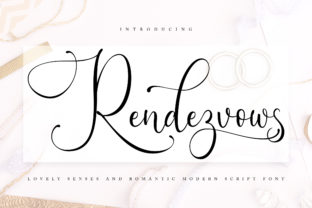 Rendezvouws: A Script Handwritten Font for Creative Makers