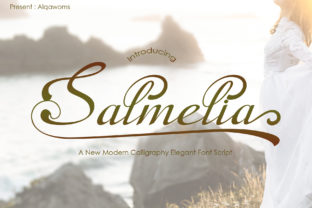 Salmelia: A Script Handwritten Font for Editorial Design and Branding