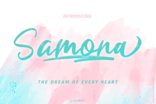 Samona: A Bold Script Font for Creative Projects