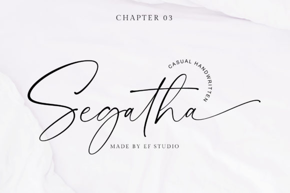 Segatha: A Script Handwritten Font for Dynamic Web Design