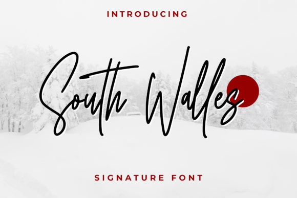 South Walles: The Script Handwritten Font for Authentic Branding and Design Impact