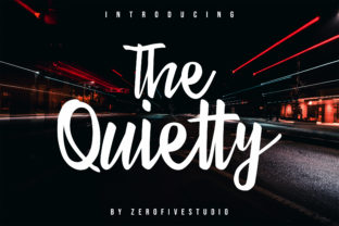 The Quietty: A Script Font That Breathes Life into Handmade Creations