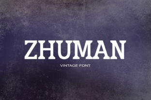 Zhuman: A Bold Serif Font for Modern Editorial Design